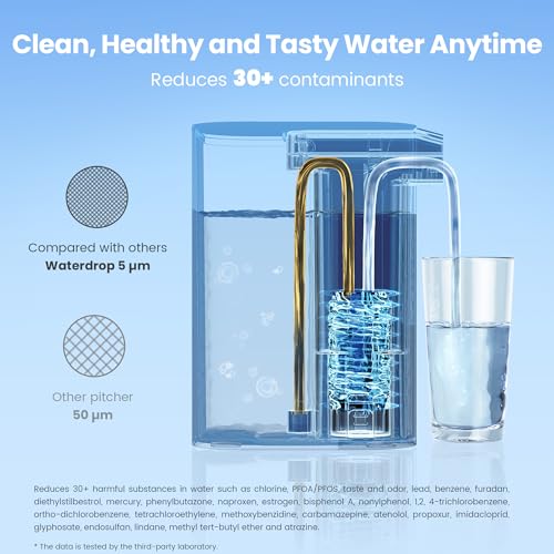 Countertop Electric Water Filter Pitcher ED01A, Alkaline Water Dispenser