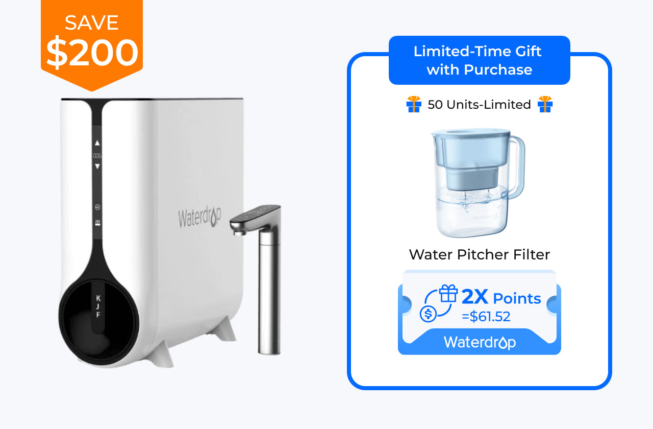 Reverse Osmosis Instant Hot Water Dispenser System - Waterdrop K6